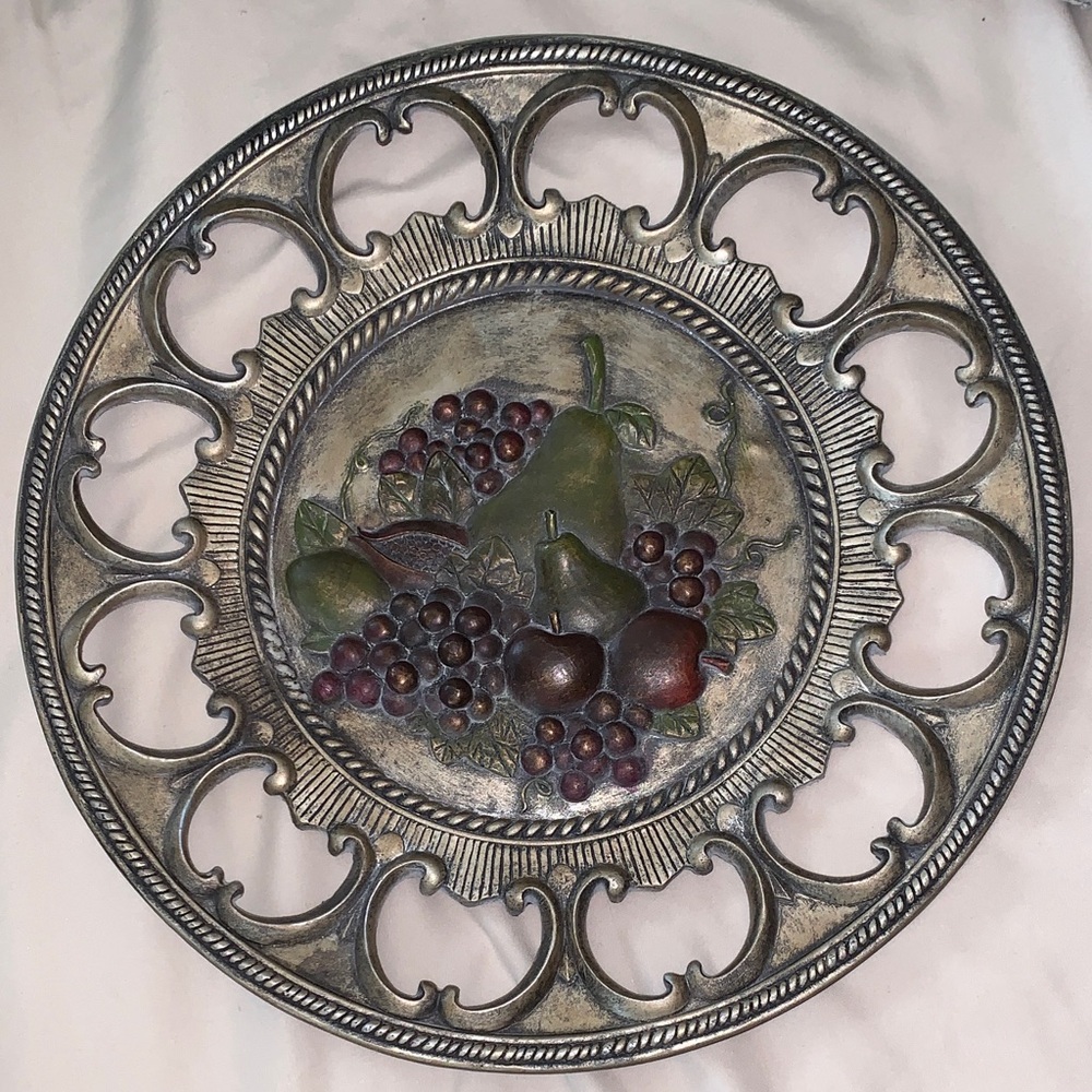 The Bombay Company Inc. Decorative Fruit Wall Plate - Picture 2 of 4
